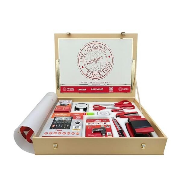 KANGARO Gift Set – Premium Stationery Hamper- Shubh Office Essentials- Corporate Gift.
